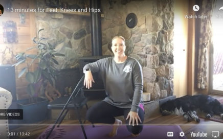 13 minutes for hips knees & feet