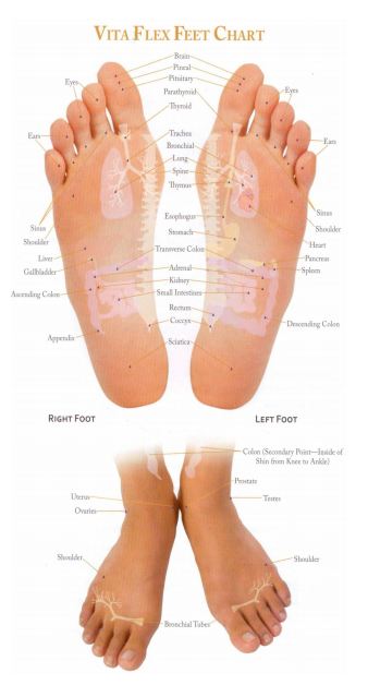 Vita Flex Feet Chart