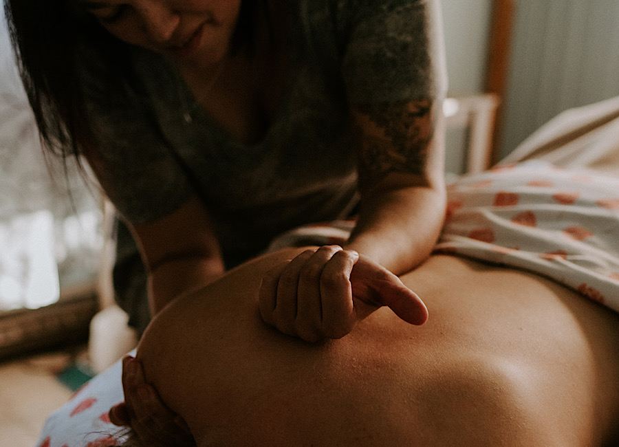 Massage therapy at Natural Elements